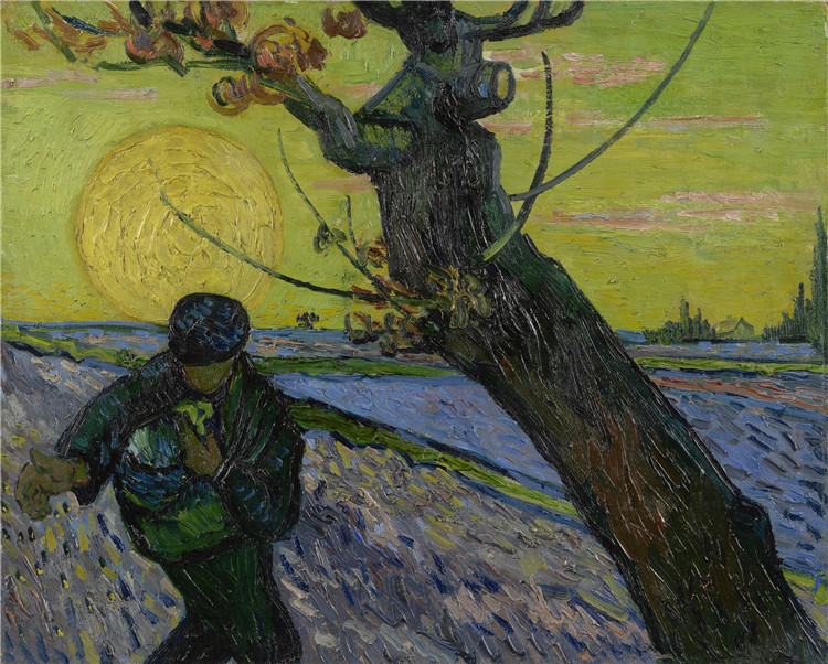 The Sower 1888 Van Gogh Oil Painting